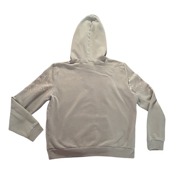 Pink Tracksuit Set Rose Gold Bling Faded Green Pullover Hoodie,Classic Pant Sz L - Picture 6 of 9